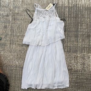 Forever 21 Lace detail white dress